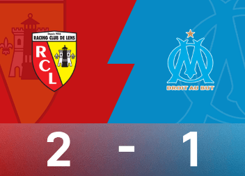 Rapport du match de Ligue 1 française : Pavard a marqué des points + but contre son camp, Aoki a marqué un but mais n'a pas réussi à sauver le sauveur, Marseille 1-2 Lens