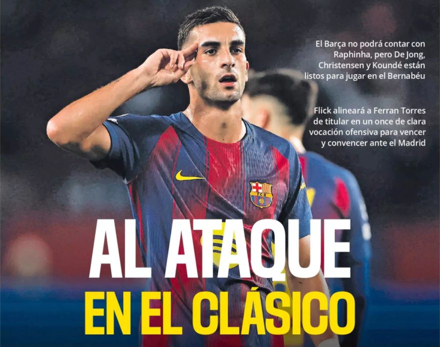 Chaque article : Flick jouera un football offensif lors du Clasico pour convaincre le Real Madrid de perdre