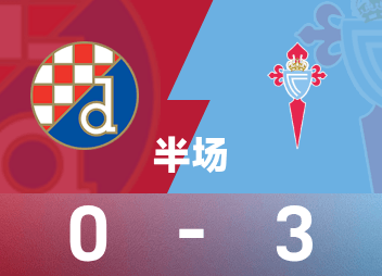 Mi-temps de la Ligue Europa : Duran a marqué deux fois, Dinamo Zagreb 0-3 Celta Vigo