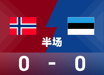 Avant la mi-temps de la Coupe du monde : Hein est venu à la rescousse, la Norvège a décoché 13 tirs mais a échoué, temporairement 0-0 Estonie