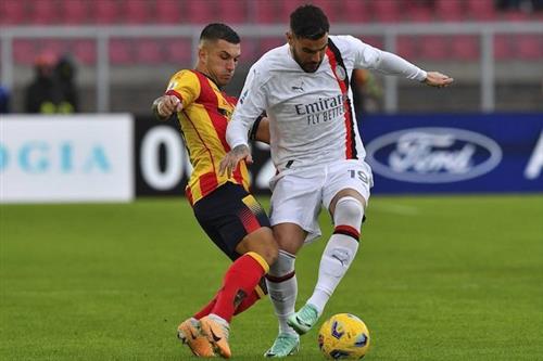 Lecce contre Milan AC