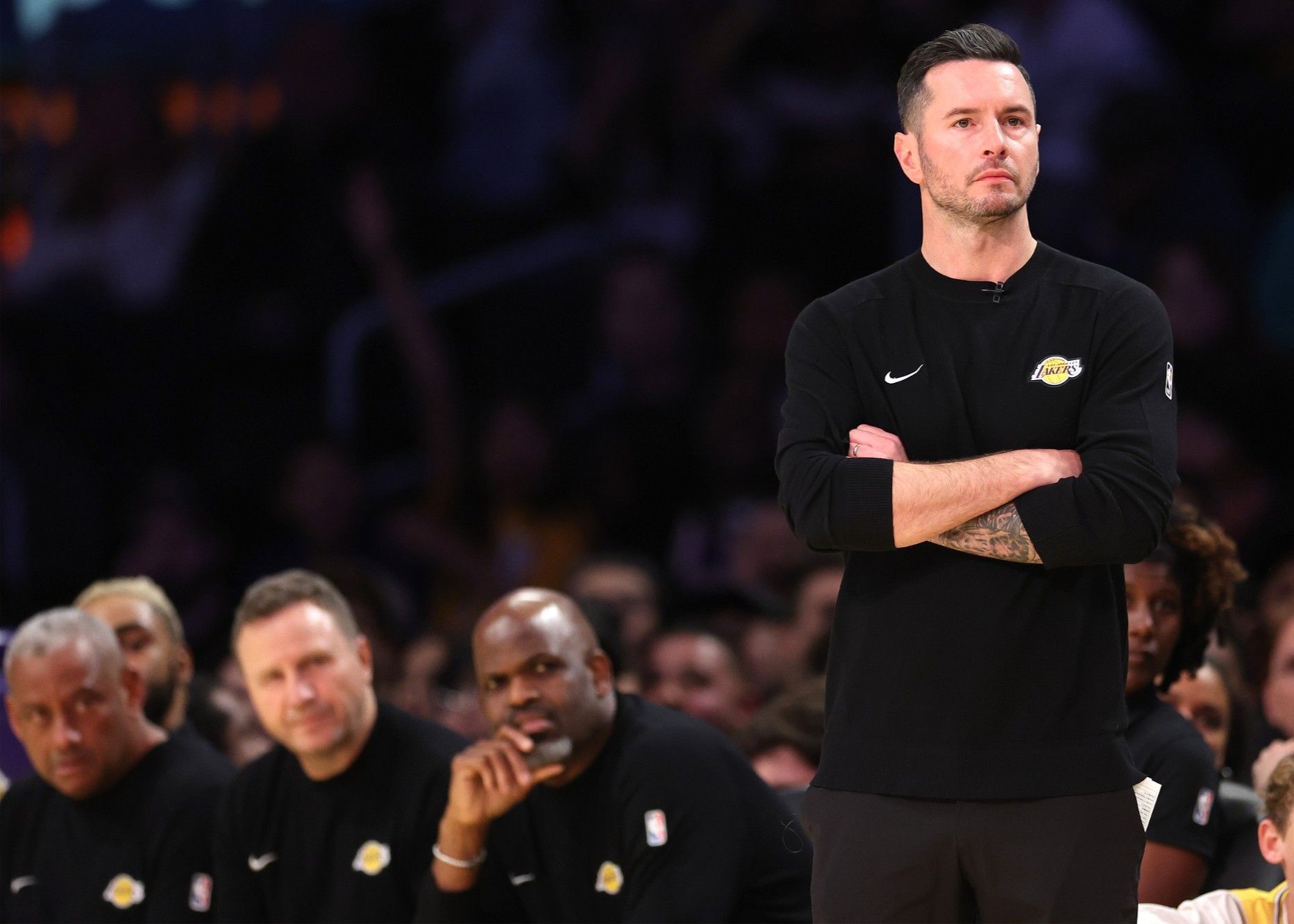Redick : Je ne suis arrivé au stade de l’équipe visiteuse qu’à 3h30 du matin pendant trois jours consécutifs. Je tiens à remercier les travailleurs qui ont organisé l'horaire.