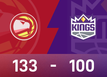 Rapport du match NBA : Johnson a récolté 24 points, 10 rebonds et 8 passes décisives, les Hawks ont battu les Kings 133-100